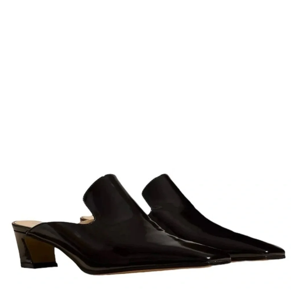 KHAITE The Marfa leather mules Women’s Size 36/6 - Picture 2 of 9